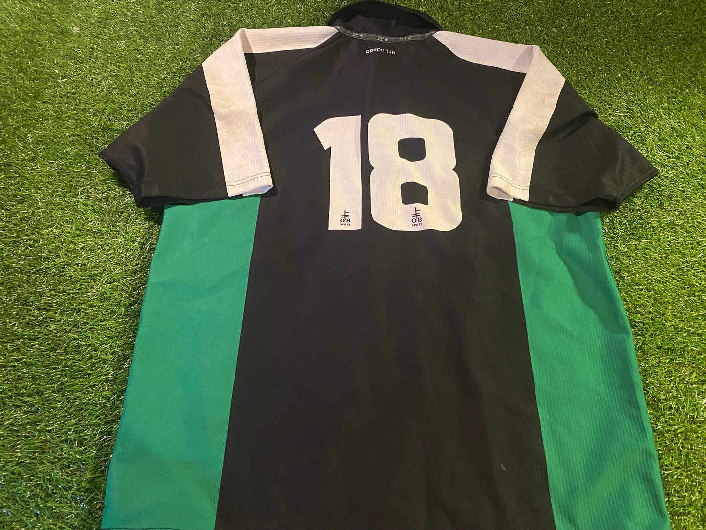 Clonmel RFC Eire Ireland Irish Rugby Union Football Large Mans Match Worn no18 Jersey