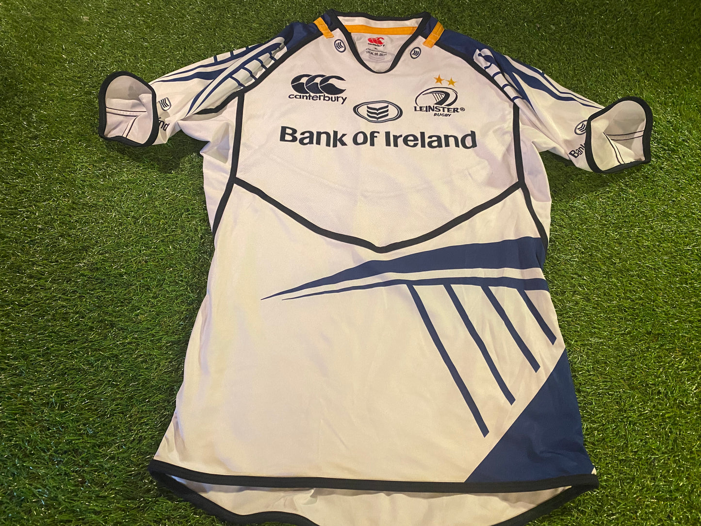 Leinster Eire Irish Ireland Rugby Union Football XL Extra Large Tight Fit Player Issue Jersey