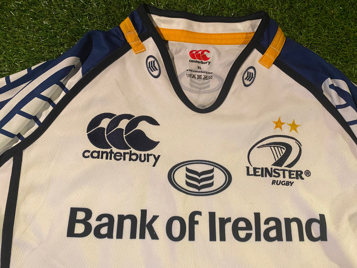 Leinster Eire Irish Ireland Rugby Union Football XL Extra Large Tight Fit Player Issue Jersey