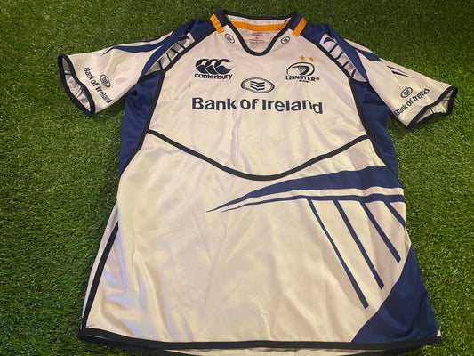 Leinster Eire Irish Rugby Union Football XL Extra Large Mans CCC Made Away Jersey