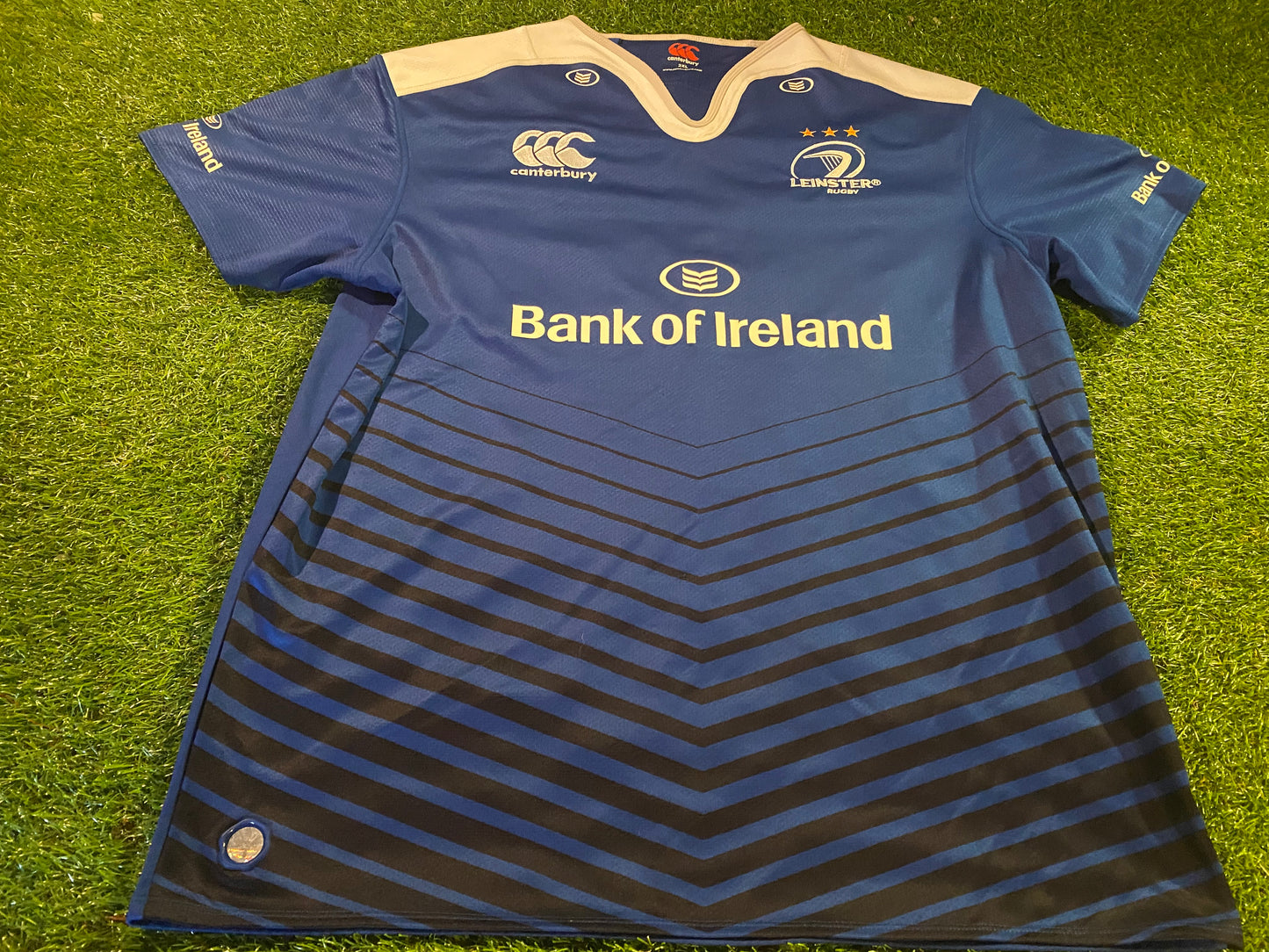 Leinster Eire Irish Rugby Union Football Big XXL 2XL Mans CCC Made Home Jersey