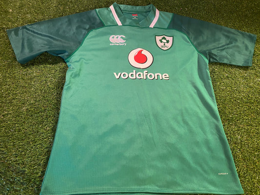 Ireland IRFU Eire Irish Rugby Union Football XXL 2XL Mans CCC Made Home Jersey