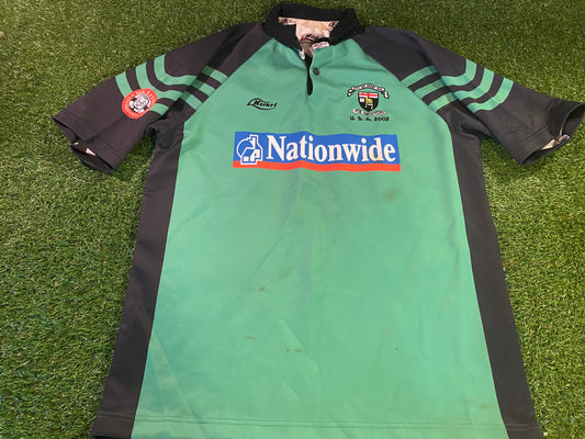 City of Derry Irish Ulster Ireland Rugby Union XL Mans Match Worn no24 USA Tour 2002 Jersey