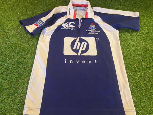 Blackrock College Tour of London 2007 Rugby Union Small Mans Match Worn no16 Jersey