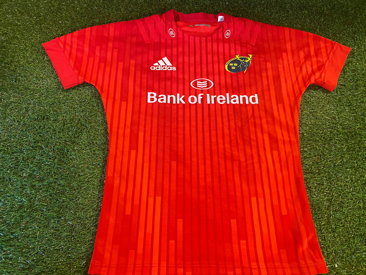 Munster Eire Irish Ireland Rugby Union Football Large Mans Adidas Made Jersey