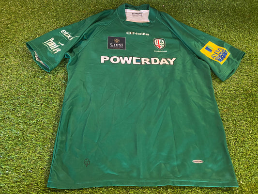 London Irish Premiership England Eire Ireland Rugby Union XL Extra Large Mans Home Jersey