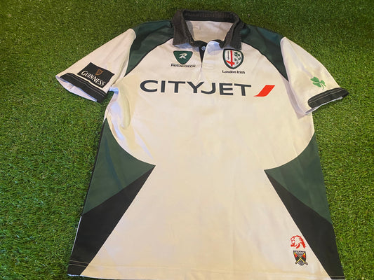 London Irish Premiership England Eire Ireland Rugby Union Large Mans Away Jersey