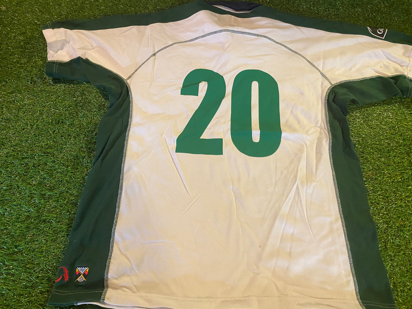 London Irish Premiership England Eire Ireland Rugby Union Large Mans Match Worn no20 Jersey