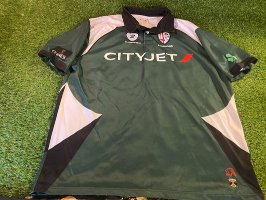 London Irish Premiership England Eire Ireland Rugby Union 4XL XXXXL Mans Big Jersey