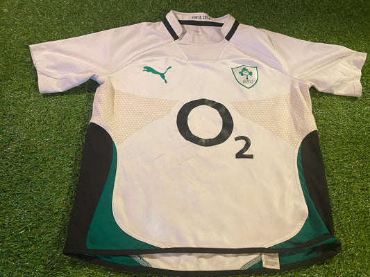 Ireland IRFU Eire Irish Rugby Union Football Large Mans Puma Made Away Jersey