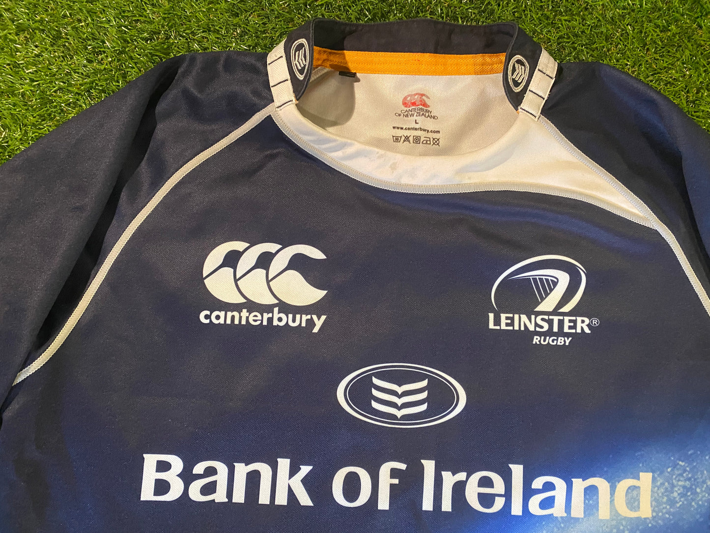 Leinster Eire Irish Ireland Rugby Union Football Large Mans CCC Made Vintage Jersey