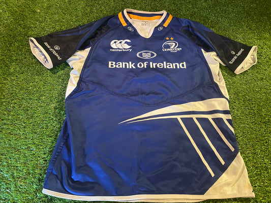 Leinster Eire Irish Ireland Rugby Union Football XL Extra Large Mans CCC Made Jersey
