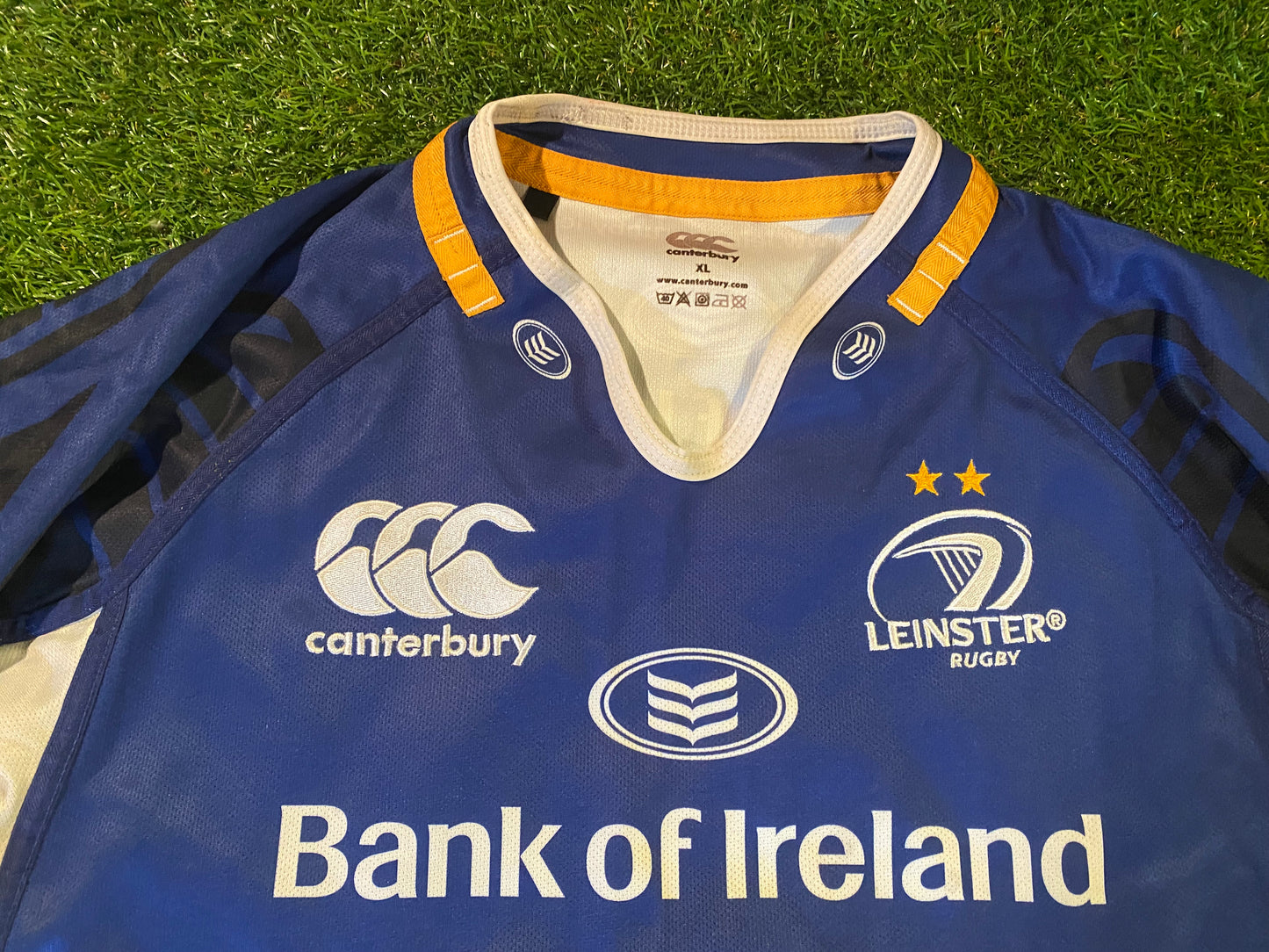 Leinster Eire Irish Ireland Rugby Union Football XL Extra Large Mans CCC Made Jersey