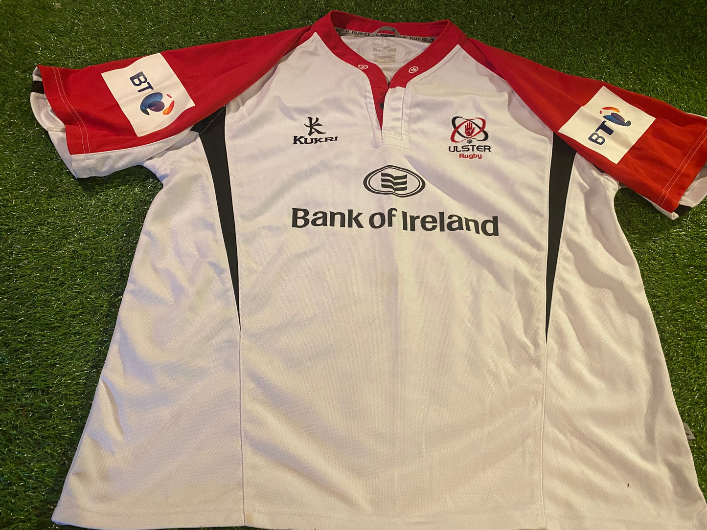 Ulster Northern Ireland Rugby Union Football XXL 2XL Mans Kukri Made Home Jersey