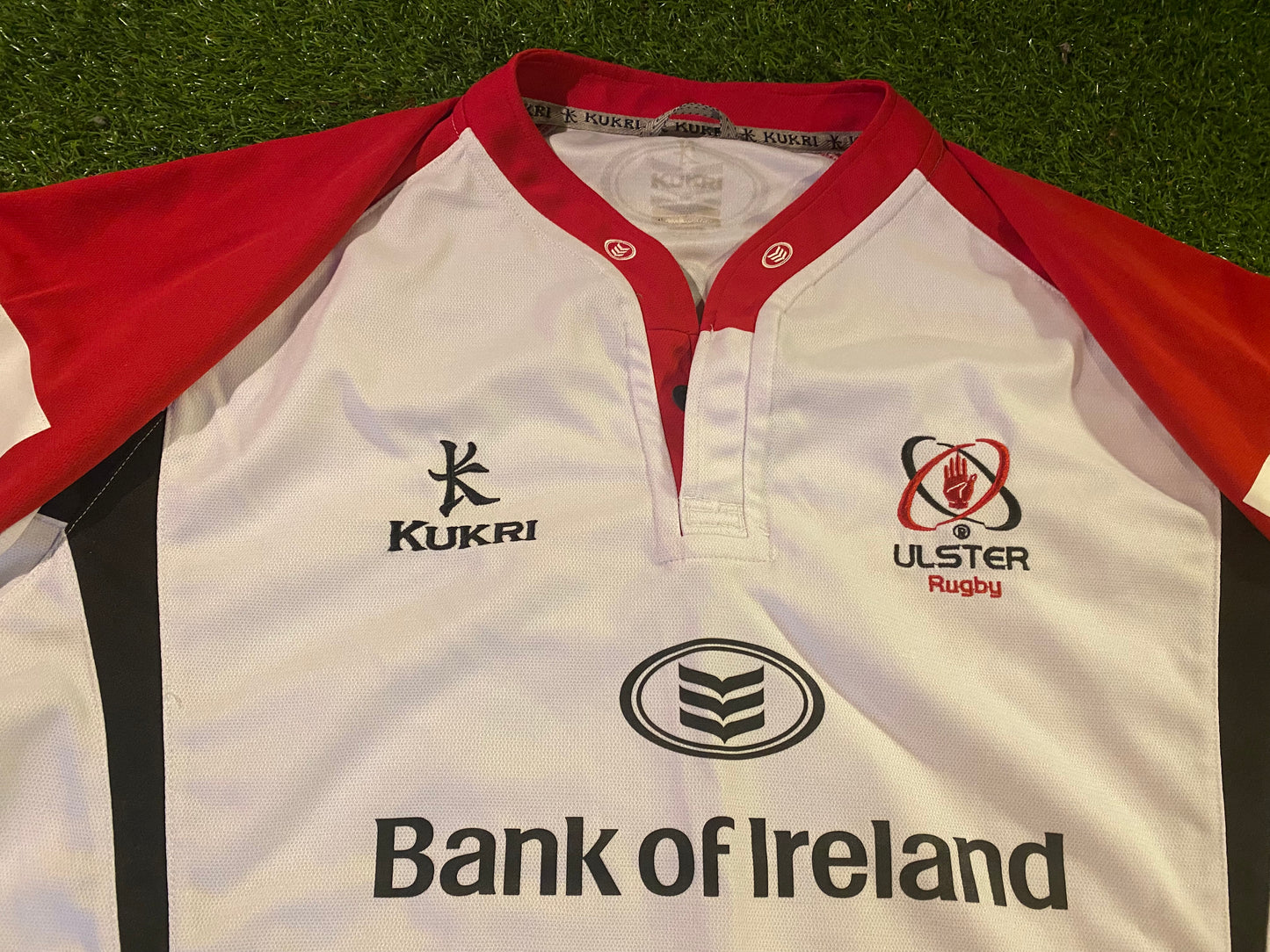 Ulster Northern Ireland Rugby Union Football XXL 2XL Mans Kukri Made Home Jersey