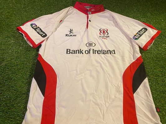 Ulster Northern Ireland Rugby Union Football Large Mans Kukri Soft Cotton Jersey