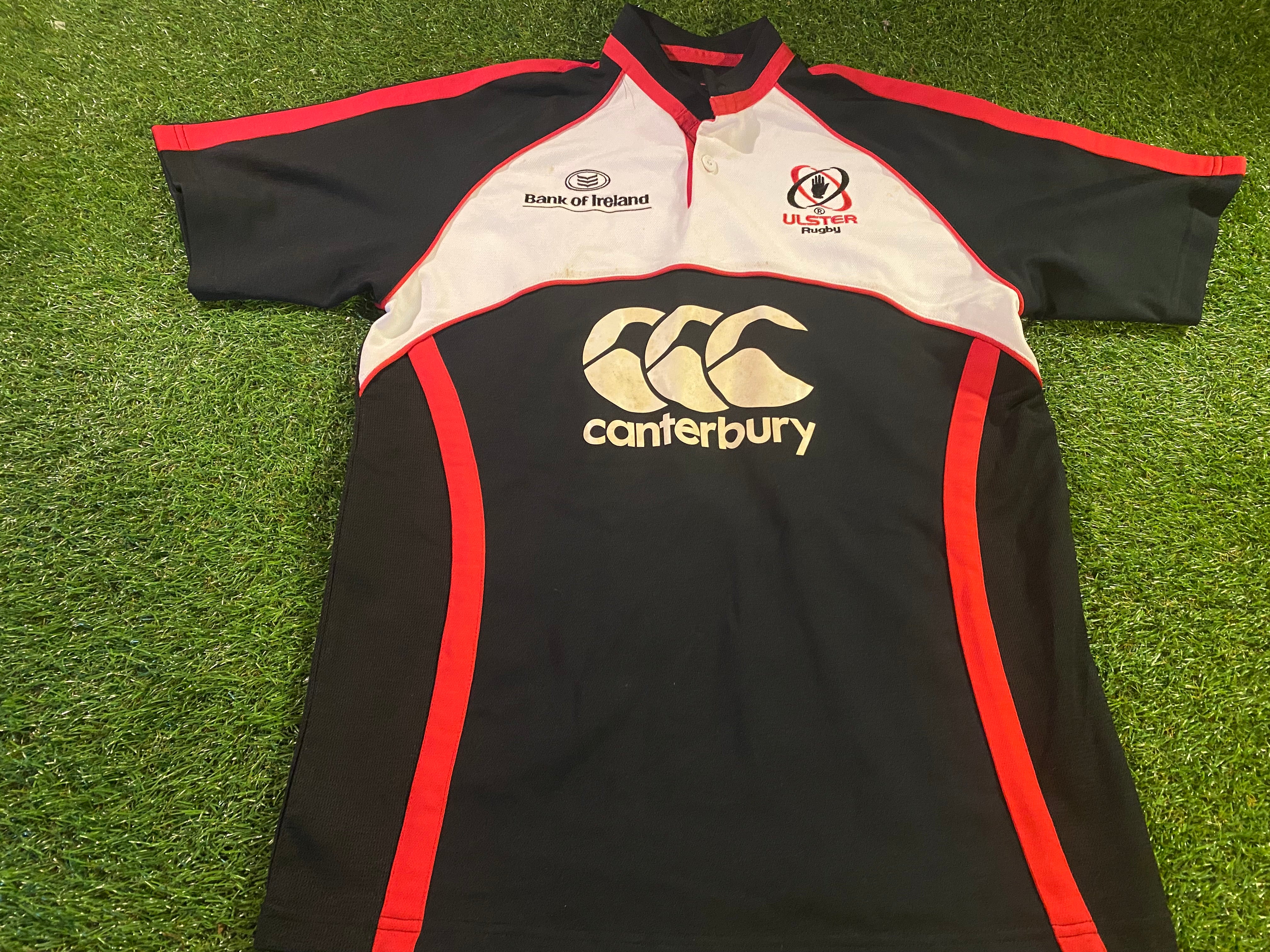 Ulster Rugby Colours Ulster Rugby Union Northern Ireland Medium Mans Vintage CCC Made Jerse ...