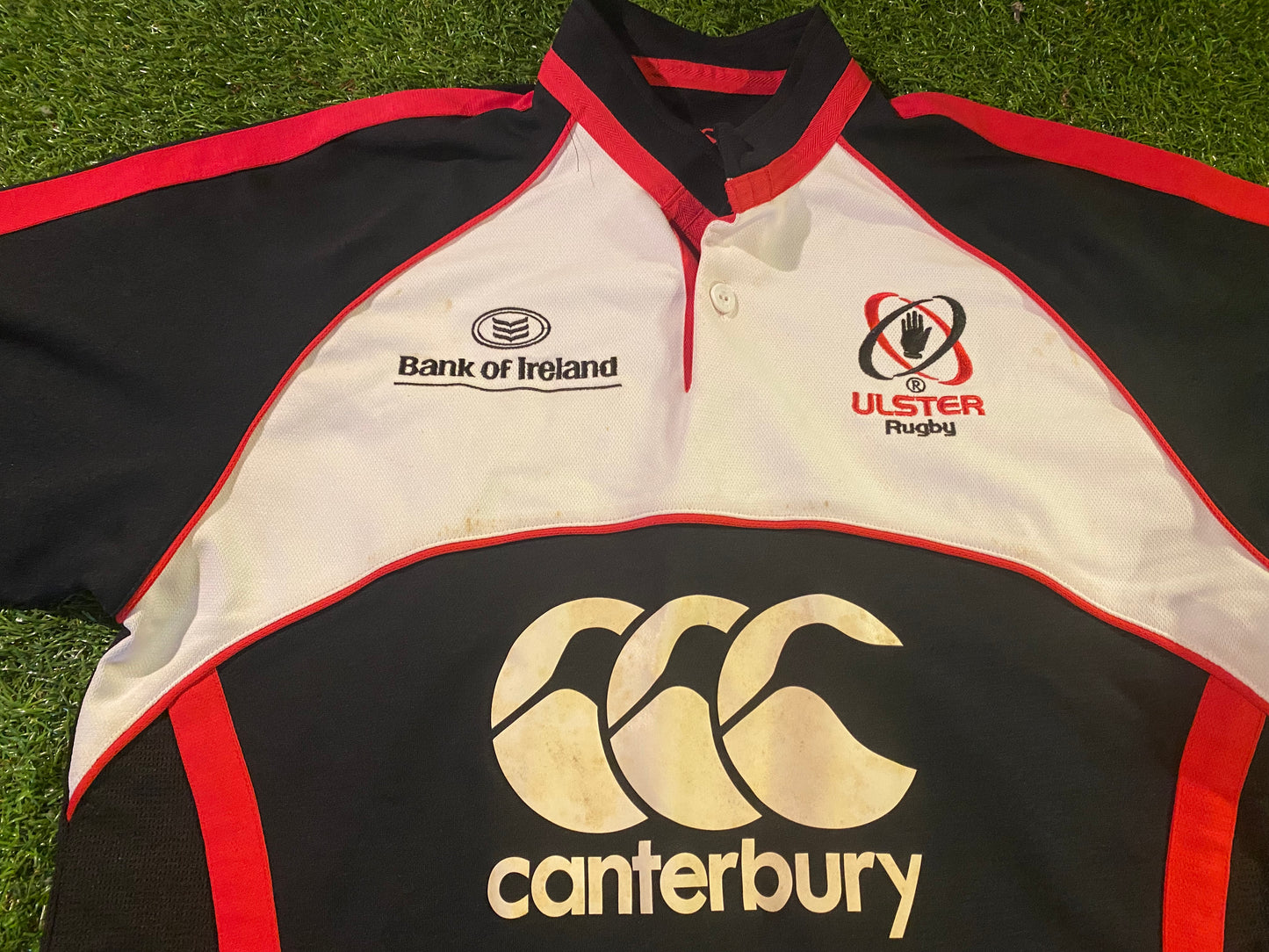 Ulster Rugby Union Northern Ireland Medium Mans Vintage CCC Made Jersey