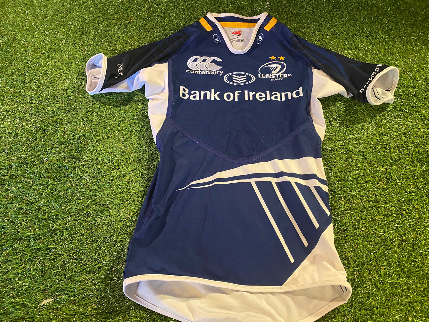 Leinster Eire Irish Ireland Rugby Union Football Medium Mans Tight Fit Player Issued Jersey