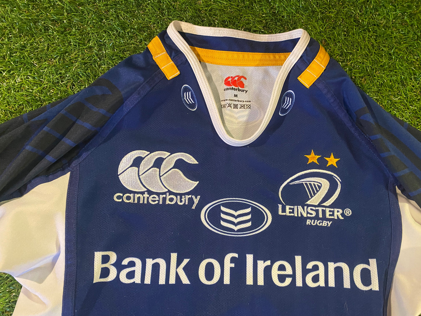 Leinster Eire Irish Ireland Rugby Union Football Medium Mans Tight Fit Player Issued Jersey