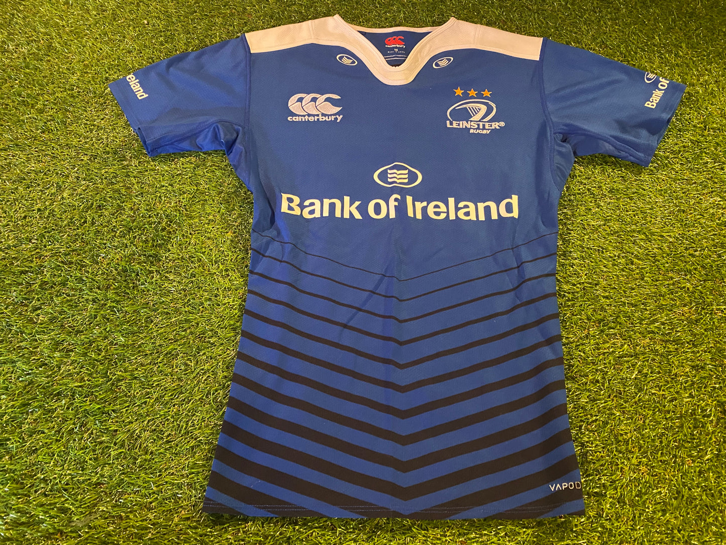 Leinster Eire Irish Ireland Rugby Union Football Medium Mans Tight Fit Player Issued Jersey