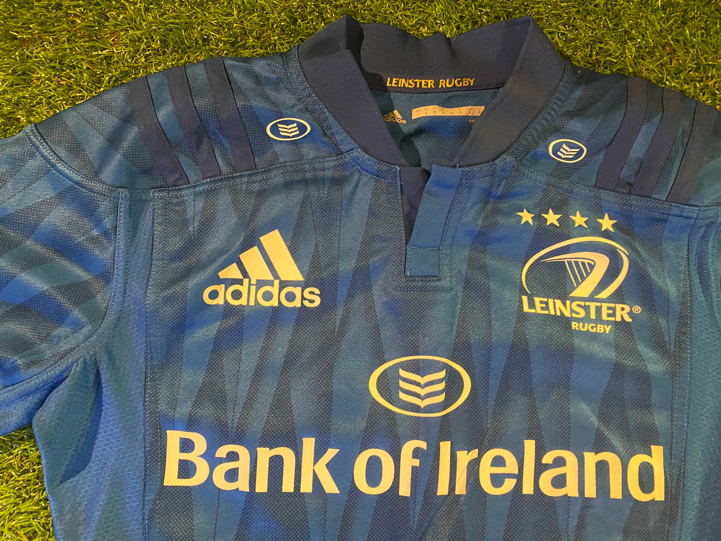 Leinster Eire Irish Rugby Union Football Size 6 Tight Fit Player Issue CCC Home Jersey