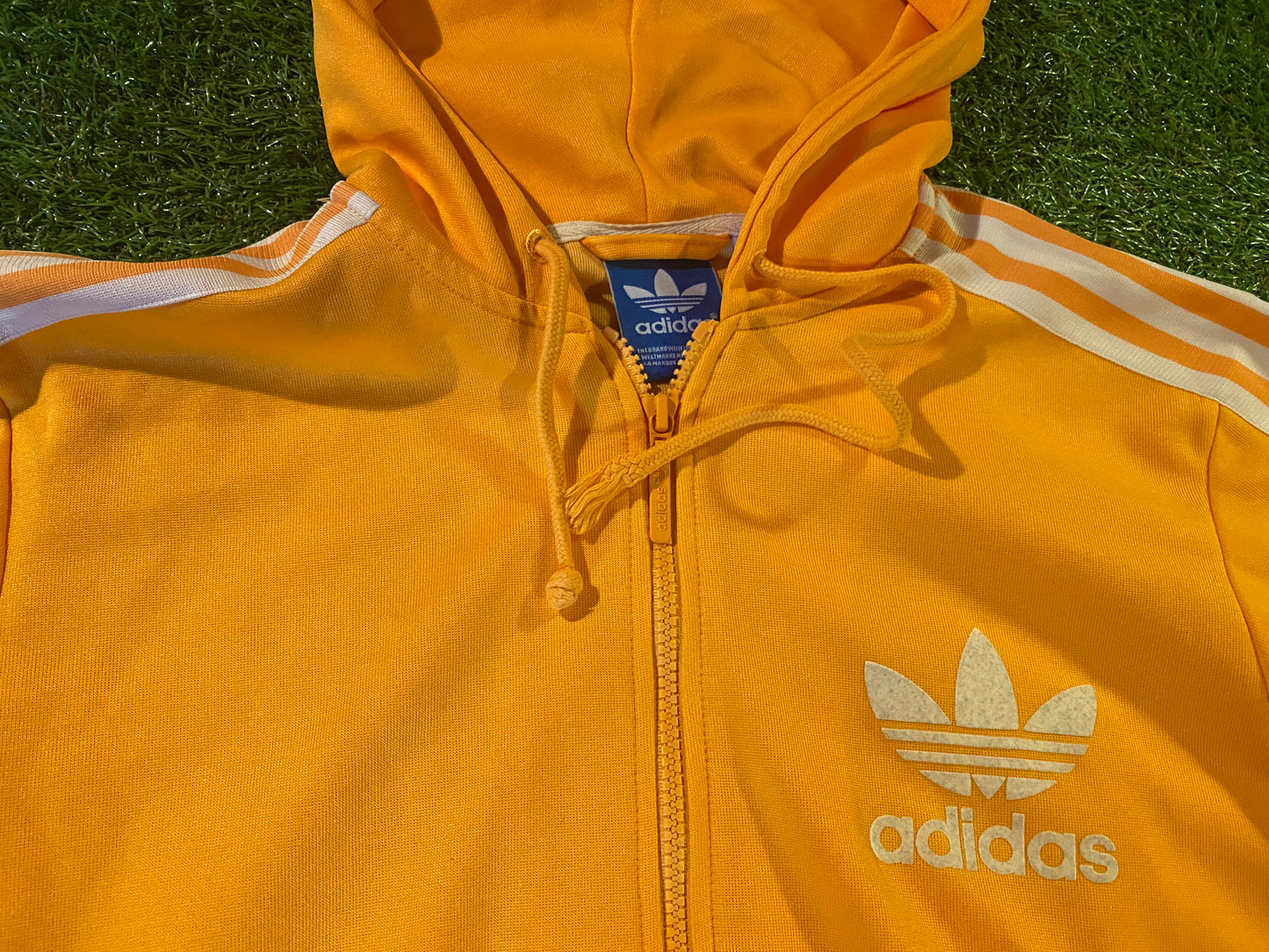 Adidas Made Guys Small Mans Zip up Hooded Hoody Top