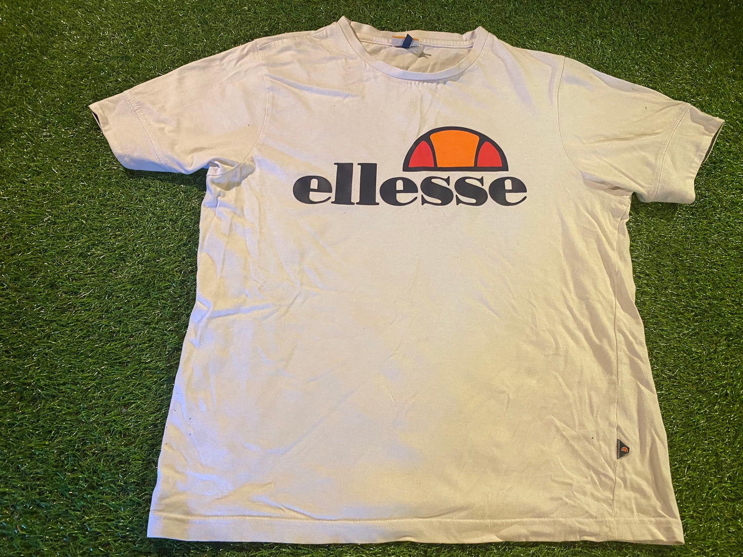 Ellesse Large Mans Vintage Cotton Made T Shirt