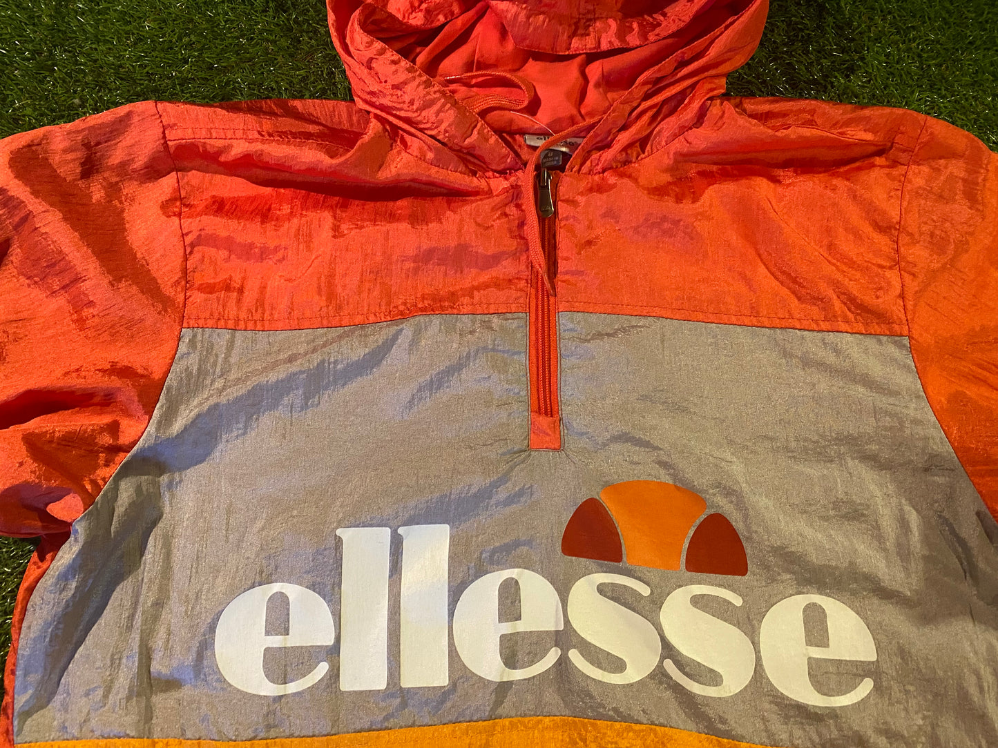 Ellesse Rare Vintage Outer Shell Soft Lined Hooded Size 8 ? Small Mans Coat /jacket