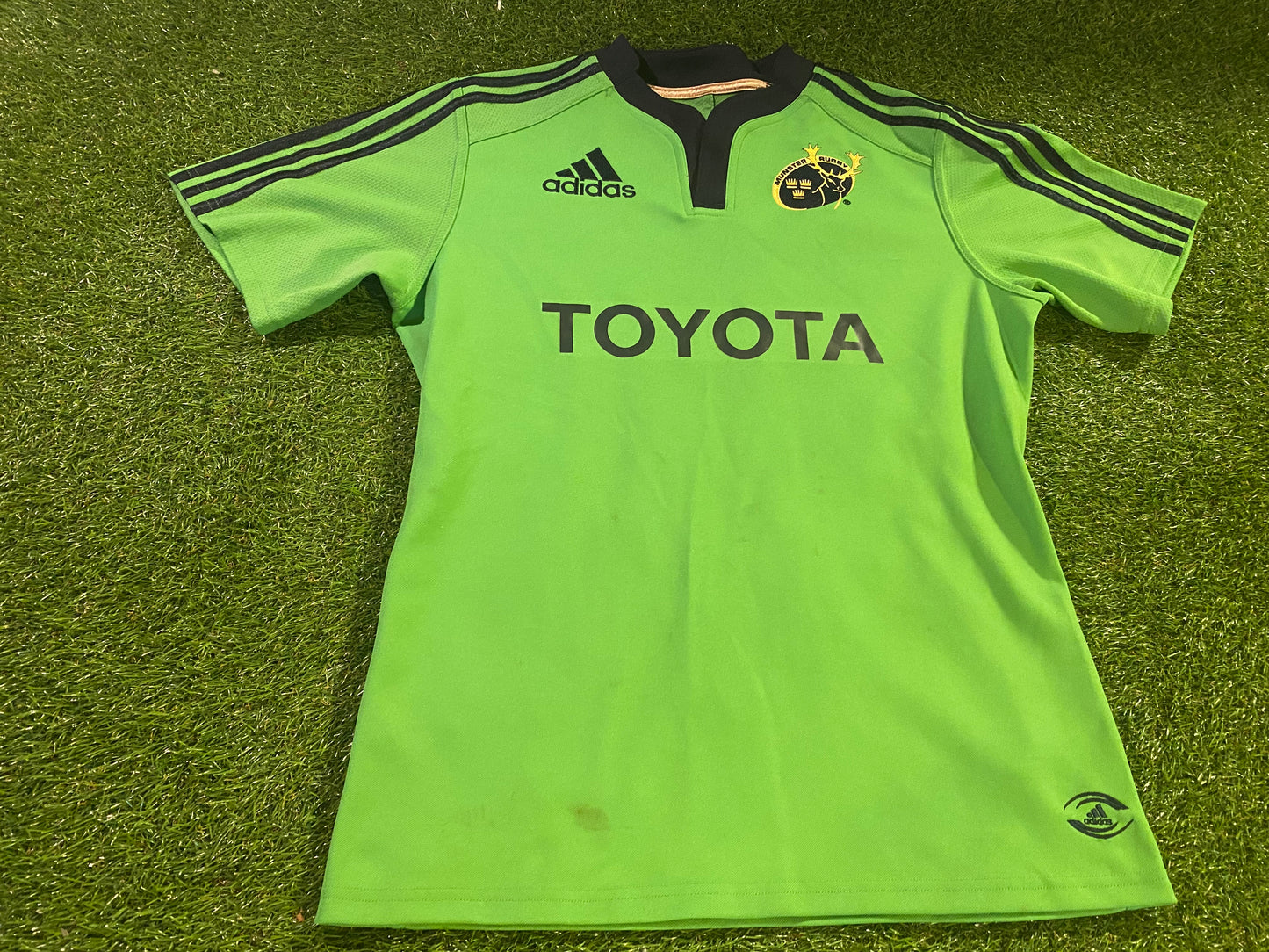 Munster Eire Irish Rugby Union Football Medium Mans Adidas Made Away Jersey