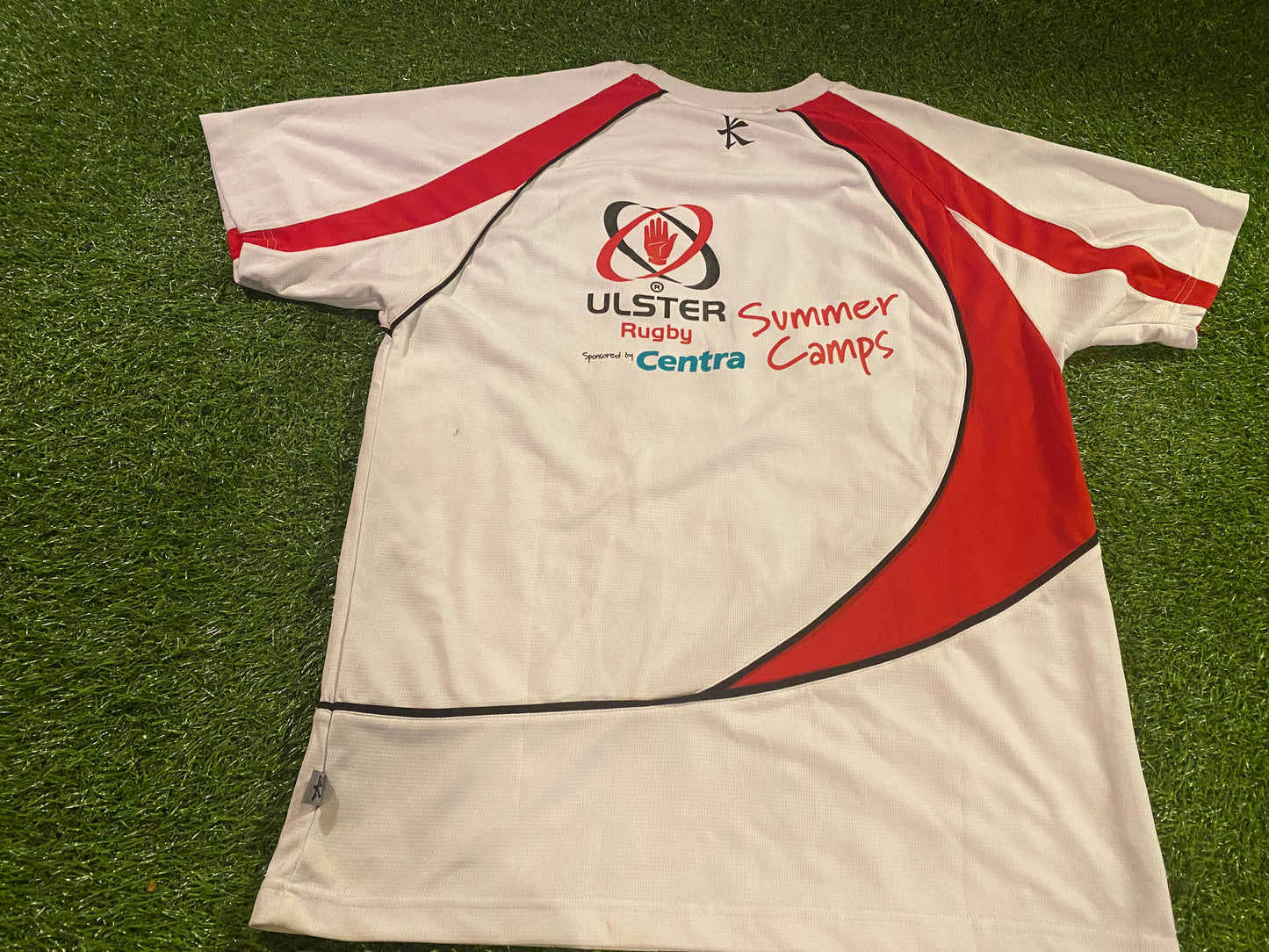 Ulster Rugby Union Football Northern Ireland Small to Medium Mans Signed x 2 Jersey