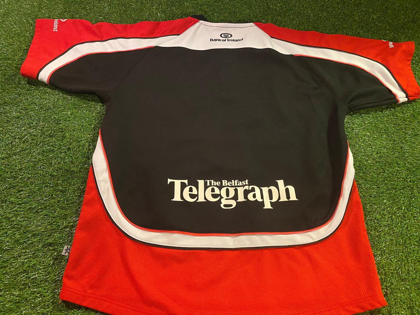 Ulster Northern Ireland Rugby Union Football XXL 2XL Mans Kukri Vintage Away Jersey