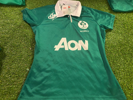 Ireland IRFU Eire Irish Rugby Union Football Womans Size 14 NEW CCC Home Jersey