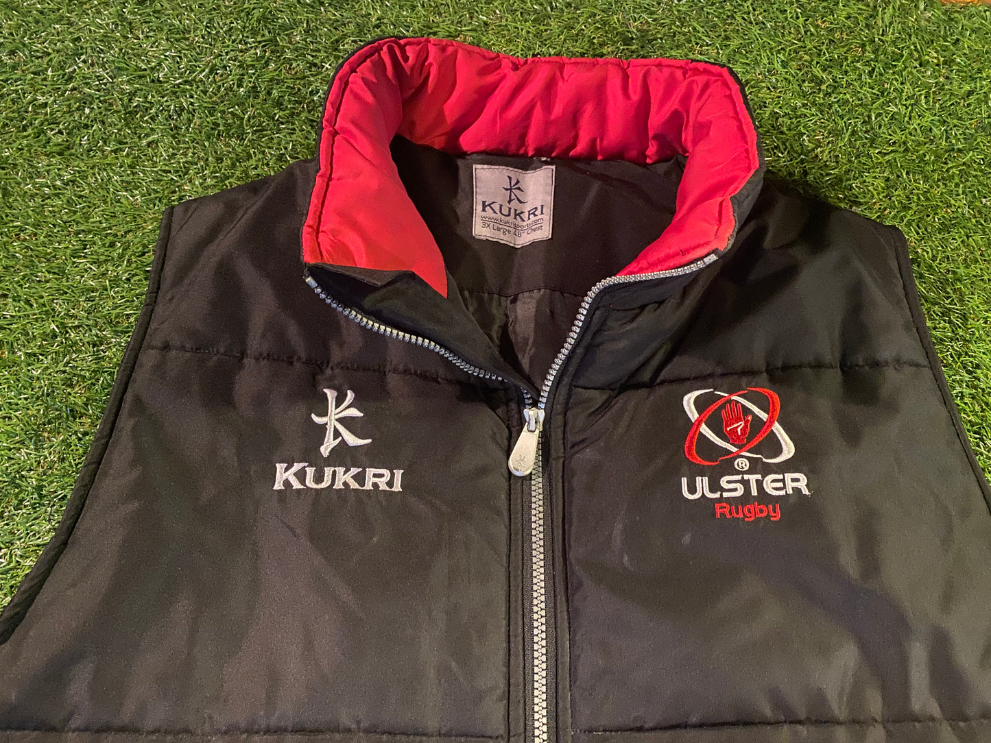 Ulster Northern Ireland Rugby Union Football Big XXL 2XL Mans Body Warmer Kukri Top