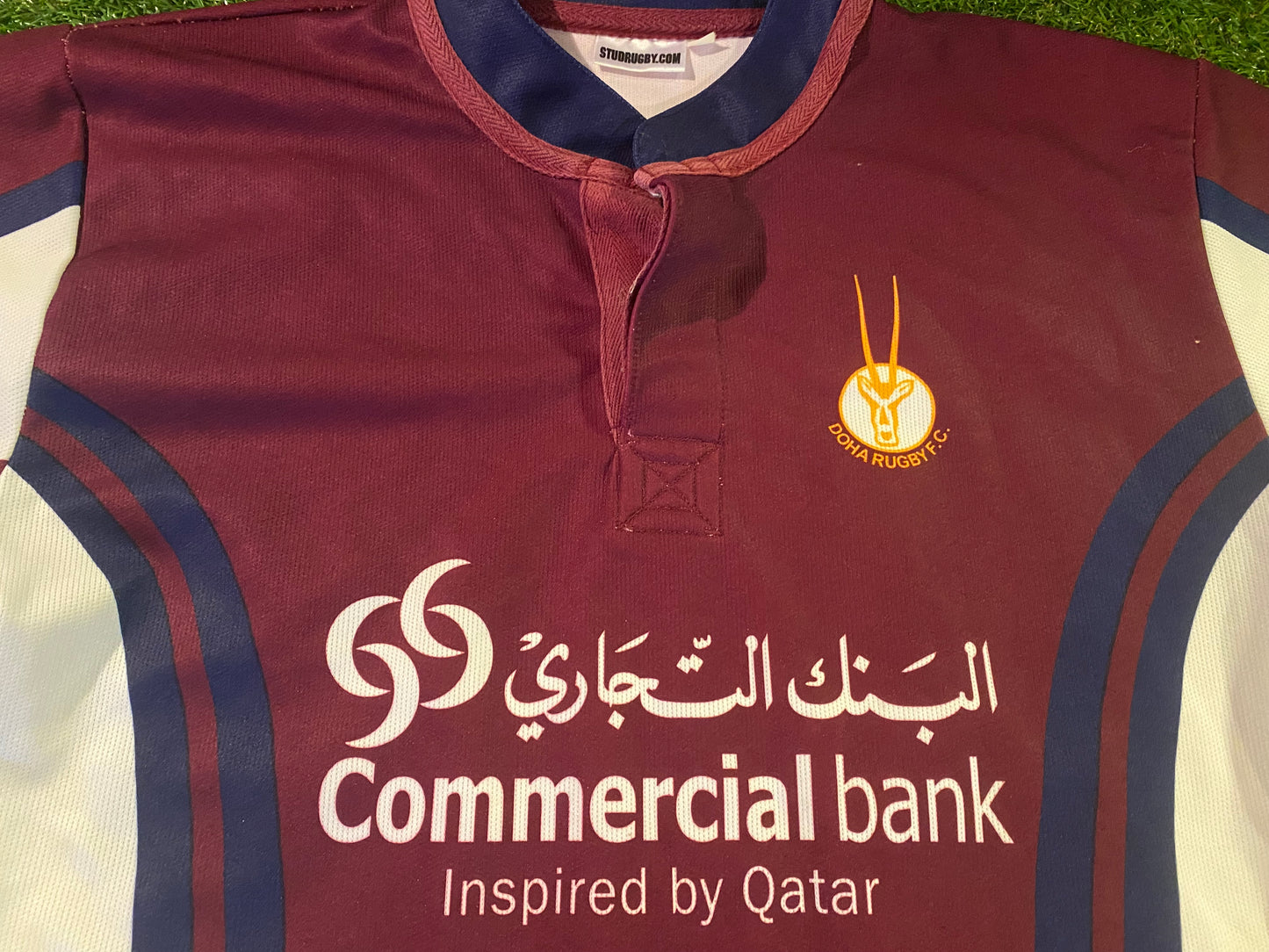 Doha RFC Qatar Persian Gulf Rugby Union Football Small to Medium Mans Jersey