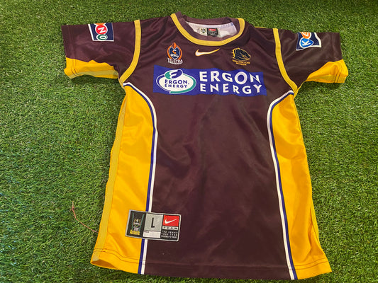 Brisbane Broncos Australia Rugby League Football Large Womans NRL Nike Home Jersey