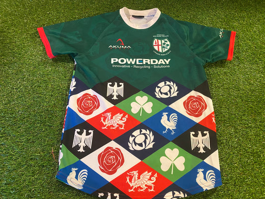 6 Six Nations Mini Rugby Union Festival London Irish XS Extra Small Mans Jersey