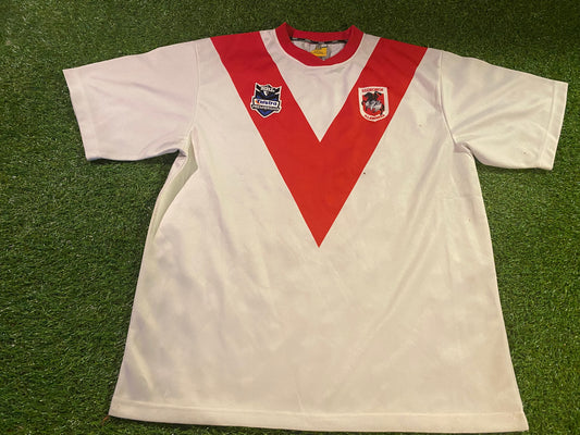 St. George Illawarra Dragons Australia NRL Rugby League Large Mans Vintage Jersey