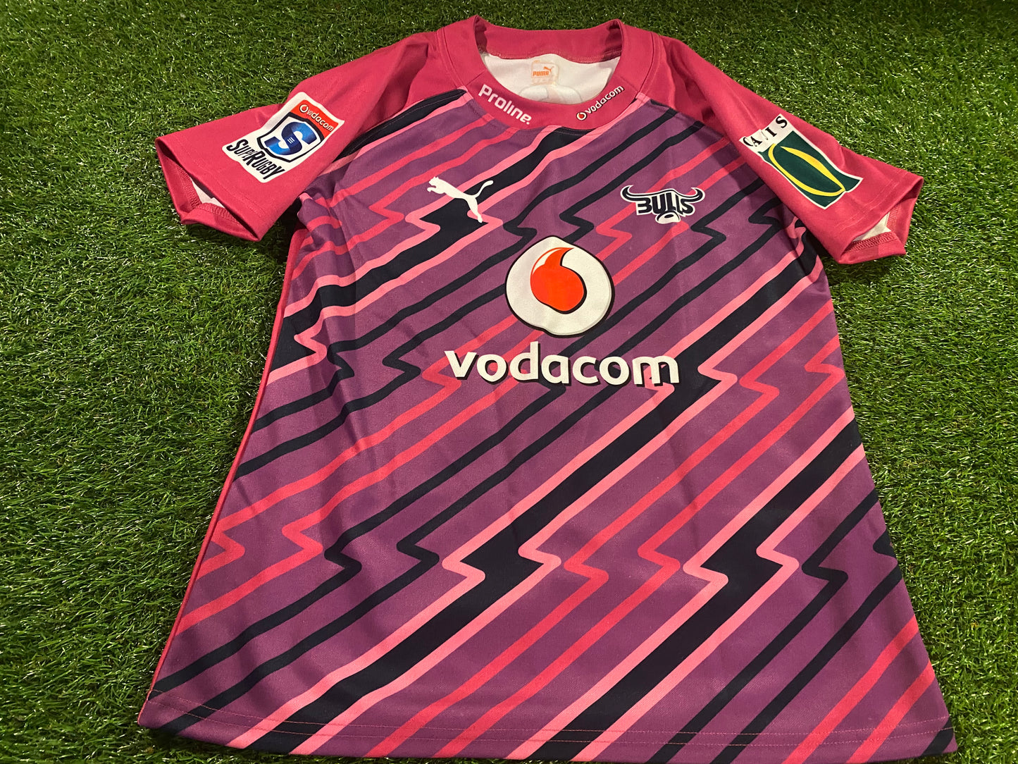 Vodacom Bulls South Africa Rugby Union Football Womans Size 16 Puma Made Jersey