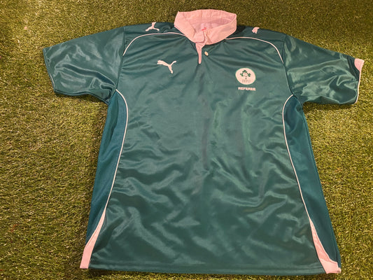 Ireland IRFU Eire Irish Rugby Union XL Extra Large Mans Puma Made Referee's Jersey