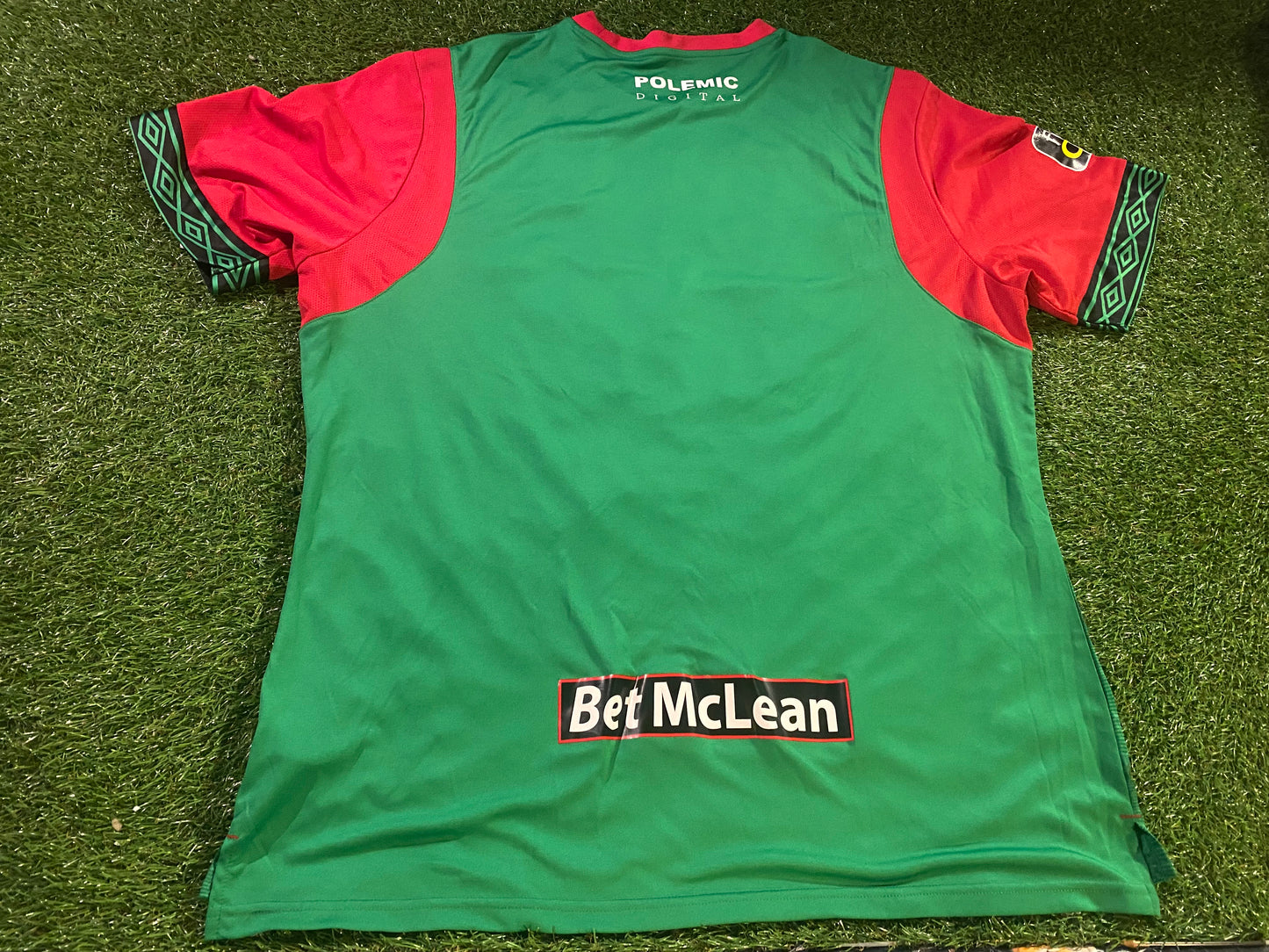 Glentoran FC Ulster Northern Ireland Football XXL 2XL Mans Umbro Home Jersey