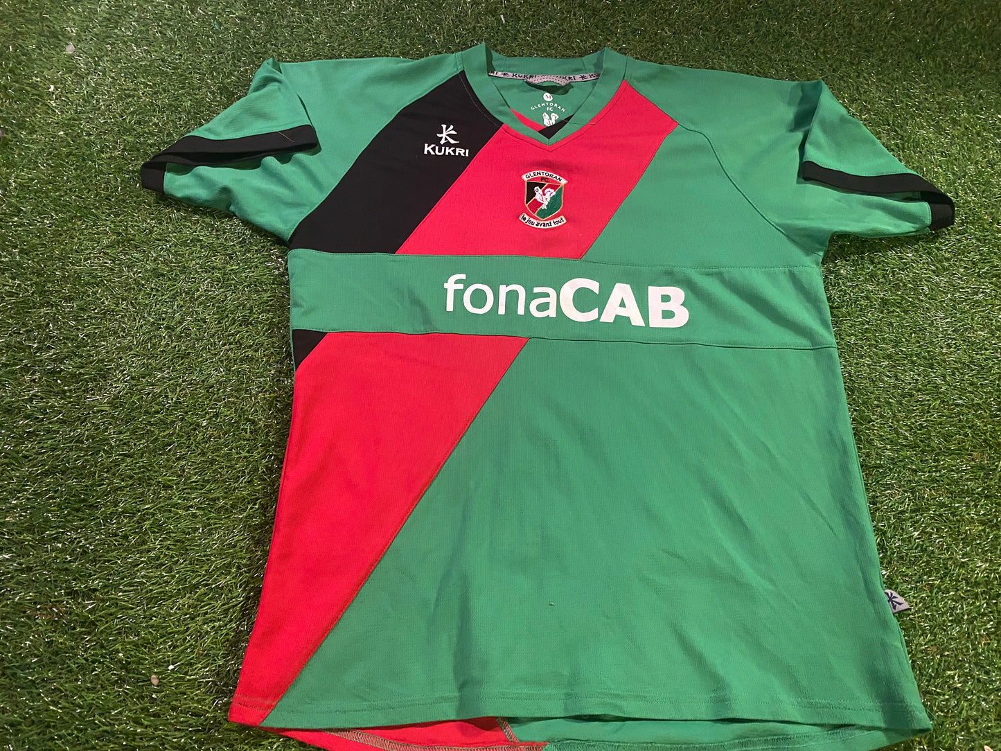 Glentoran FC Ulster Northern Ireland Football Medium Mans Kappa Made Home Jersey