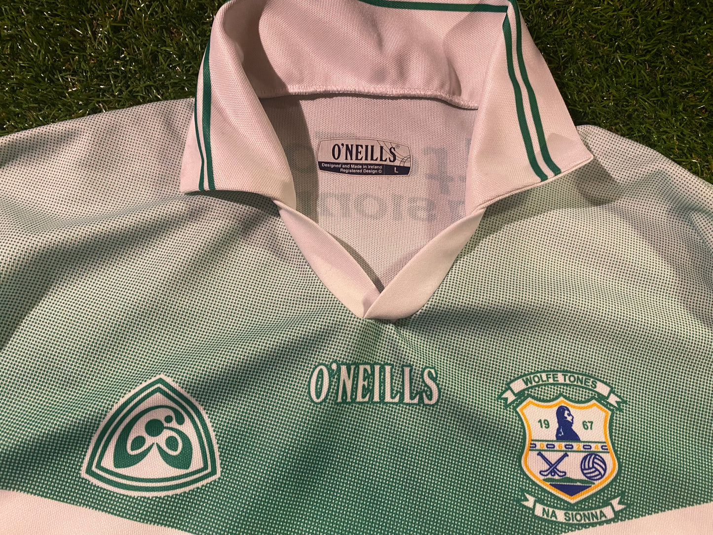 Wolfe Tones Na Sionna GAA Gaelic Football Large mans Match Worn no29 Jersey