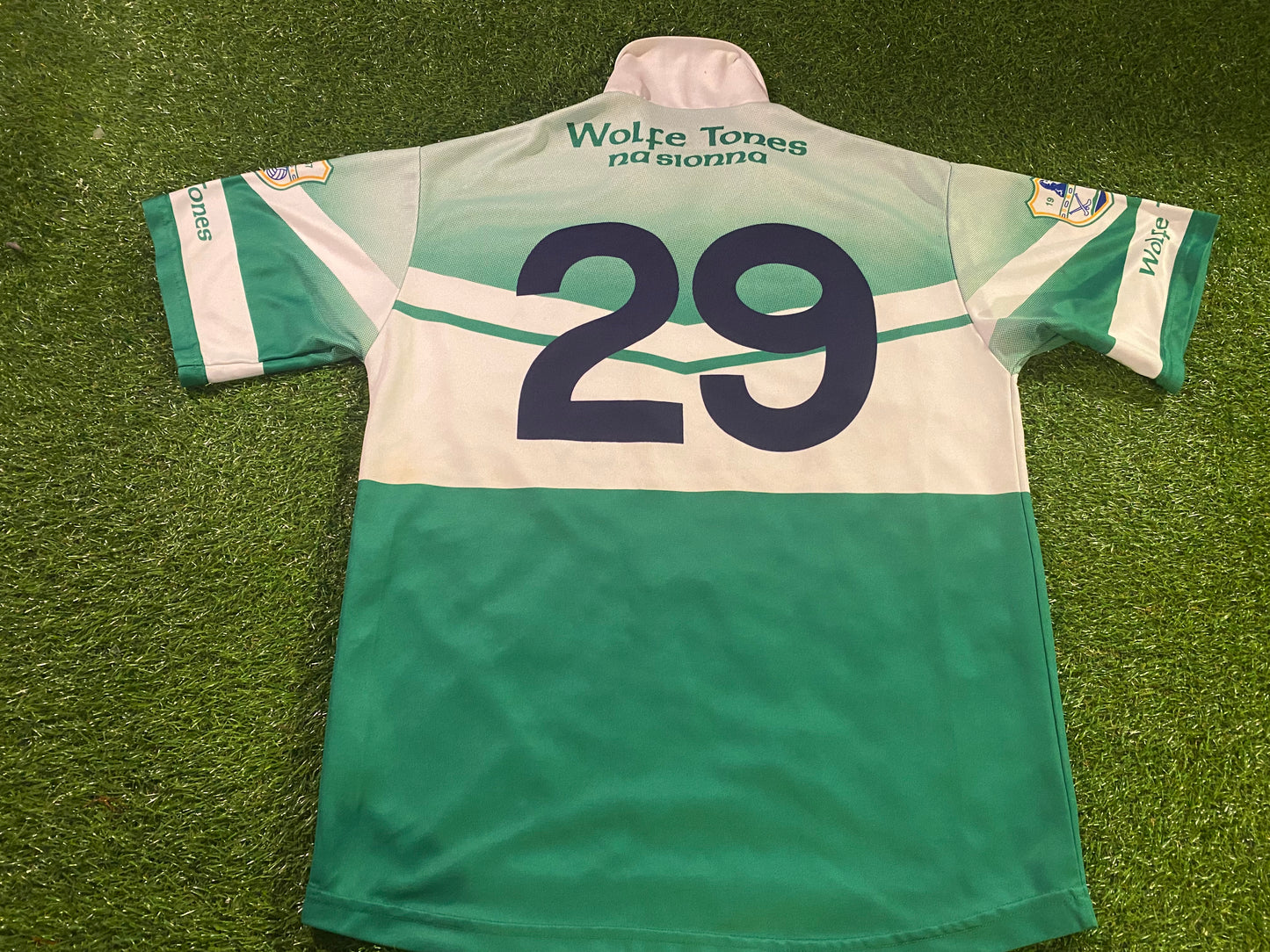 Wolfe Tones Na Sionna GAA Gaelic Football Large mans Match Worn no29 Jersey